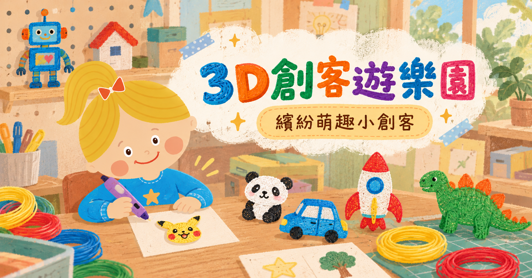 3D創客遊樂園【2027冬令營】