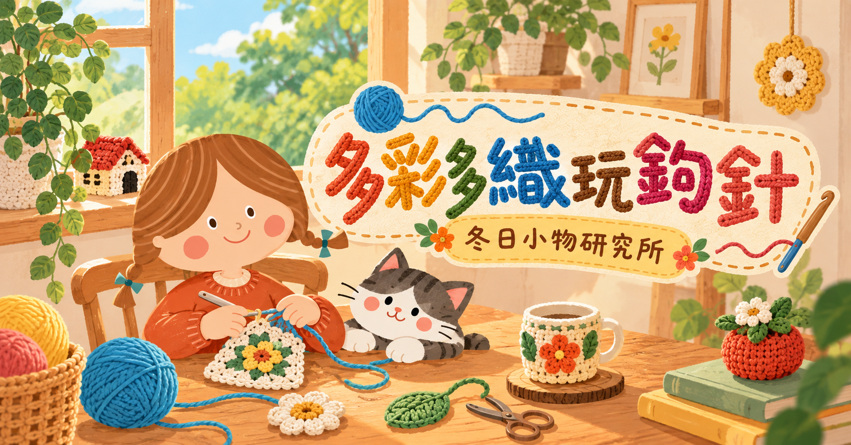 多彩多織玩鉤針【2027冬令營】