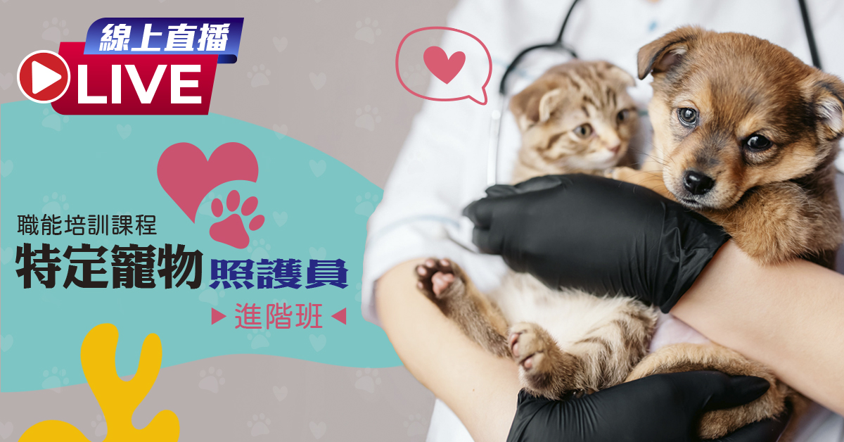 特定寵物照護員職能培訓班-進階-線上互動